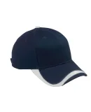 SWTB Big Accessories Sport Wave Baseball Cap in Navy/ white