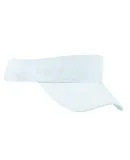 BX022 Big Accessories Sport Visor with Mesh in White