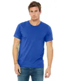 BELLA+CANVAS 3650 Mens Poly-Cotton T-Shirt in True royal