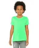 BELLA+CANVAS 3001Y Jersey Youth T-Shirt in Neon green