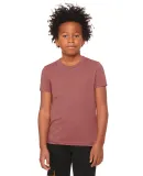 BELLA+CANVAS 3001Y Jersey Youth T-Shirt in Heather mauve