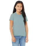 BELLA+CANVAS 3001Y Jersey Youth T-Shirt in Hthr blue lagoon