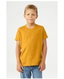 BELLA+CANVAS 3001Y Jersey Youth T-Shirt in Heather mustard