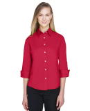 DP625W Devon & Jones Ladies’ Three-Quarter-Sleev in Red