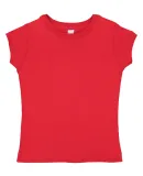 3316 Rabbit Skins® Toddler Girls Fine Jersey T-Sh in Red