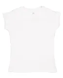 3316 Rabbit Skins® Toddler Girls Fine Jersey T-Sh in White