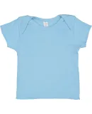 3400 Rabbit Skins® Infant Lap Shoulder T-shirt in Light blue