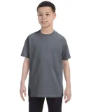 5000B Gildan™ Heavyweight Cotton Youth T-shirt  in Charcoal