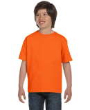 8000B Gildan Ultra Blend 50/50 Youth T-shirt in S orange