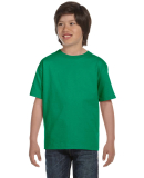 8000B Gildan Ultra Blend 50/50 Youth T-shirt in Kelly green