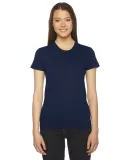 2102 American Apparel Girly Fine Jersey Tee in Navy