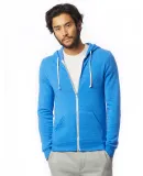 AA9590 Alternative Apparel Rocky Unisex Zip Up Hoo in Ec tr pacif blue