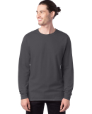 5286 Hanes® Heavyweight Long Sleeve T-shirt in Smoke gray