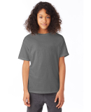 5370 Hanes® Heavyweight 50/50 Youth T-shirt in Smoke gray