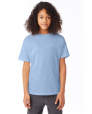 5370 Hanes® Heavyweight 50/50 Youth T-shirt in Light blue