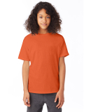 5370 Hanes® Heavyweight 50/50 Youth T-shirt in Orange