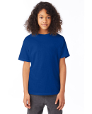 5370 Hanes® Heavyweight 50/50 Youth T-shirt in Deep royal