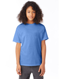 5370 Hanes® Heavyweight 50/50 Youth T-shirt in Carolina blue