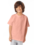 5450 Hanes Authentic Tagless Youth T-shirt in Candy orange