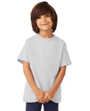 5450 Hanes Authentic Tagless Youth T-shirt in Ash