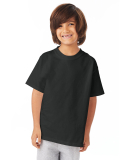 5450 Hanes Authentic Tagless Youth T-shirt in Black