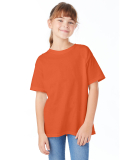 Hanes 5480 Heavyweight Youth T-shirt in Orange