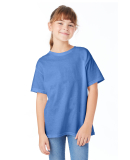 Hanes 5480 Heavyweight Youth T-shirt in Carolina blue