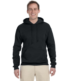 996M JERZEES® NuBlend™ Hooded Pullover Sweatshi in Black