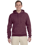 996M JERZEES® NuBlend™ Hooded Pullover Sweatshi in Vint hth maroon