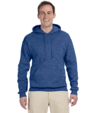 996M JERZEES® NuBlend™ Hooded Pullover Sweatshi in Vintage hth blue