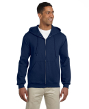 JERZEES 4999 Super Sweats Full Zip Hooded Sweatshi in J navy