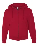 JERZEES 4999 Super Sweats Full Zip Hooded Sweatshi TRUE RED