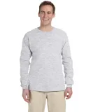 2400 Gildan Ultra Cotton Long Sleeve T Shirt  in Ash grey