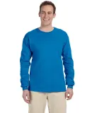 2400 Gildan Ultra Cotton Long Sleeve T Shirt  in Sapphire