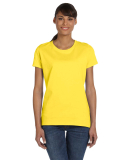 Fruit of the Loom Ladies Heavy Cotton HD153 100 Co in Yellow