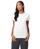 Hanes Ladies Nano T Cotton T Shirt SL04 in White