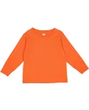 Rabbit Skins® 3311 Toddler Long Sleeve T-shirt in Orange