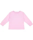 Rabbit Skins® 3311 Toddler Long Sleeve T-shirt in Pink