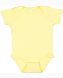 4400 Onsie Rabbit Skins® Infant Lap Shoulder Cree in Banana