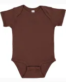 4400 Onsie Rabbit Skins® Infant Lap Shoulder Cree in Brown