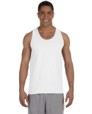 2200 Gildan Ultra Cotton Tank Top in White