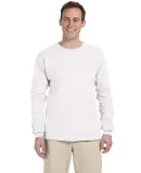 G240 Gildan Ultra Cotton Long Sleeve T-shirt WHITE