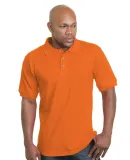 1000 Bayside Adult Cotton Pique Polo in Bright orange