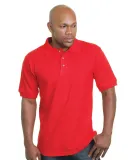 1000 Bayside Adult Cotton Pique Polo in Red