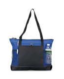 1100 Gemline Select Zippered Tote in Royal blue