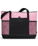 1100 Gemline Select Zippered Tote in Peony pink