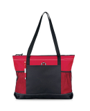 1100 Gemline Select Zippered Tote in Red