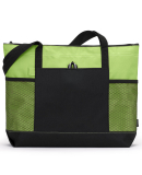 1100 Gemline Select Zippered Tote in Apple green