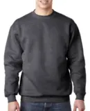 1102 Bayside Fleece Crew Neck Pullover S - 5XL  in Charcoal hthr