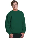 1102 Bayside Fleece Crew Neck Pullover S - 5XL  in Hunter green